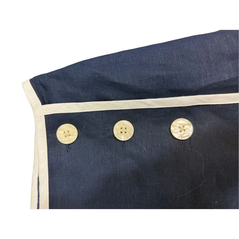 NWT LOFT Navy and White Nautical Skirt- Size 6
